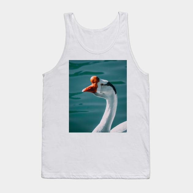 Lake Goose Wildlife Nature Photography Tank Top by Luigi Veggetti